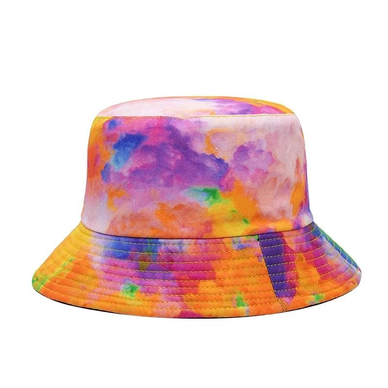 Prix d'usine Logo personnalisé tie dye Fashion tie dye godet Cap Hat