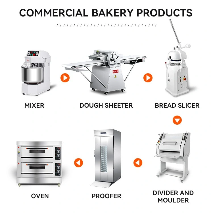 Hongling Commercial Bakery Spiral Dough Bread Mixer Dough Kneading Machine