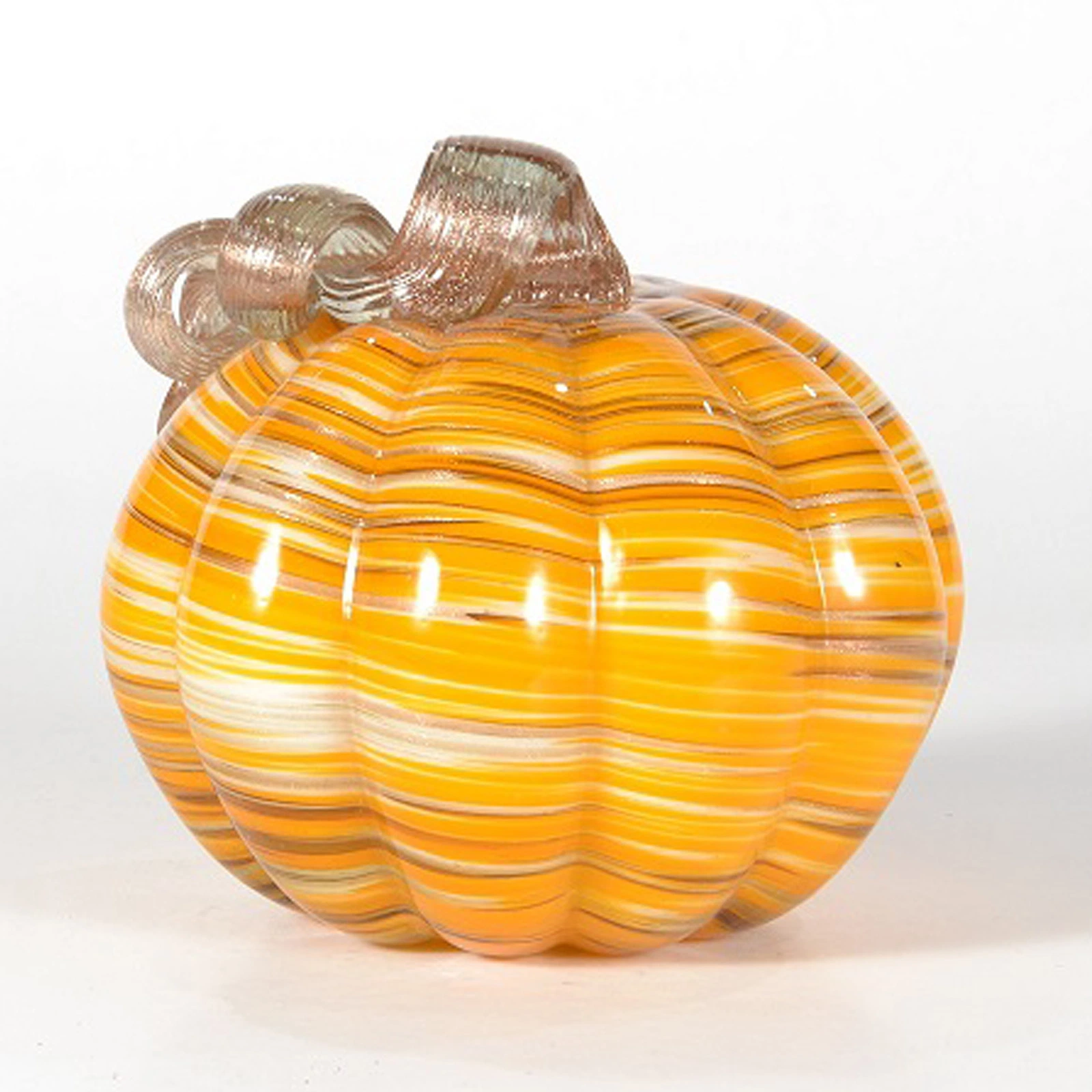 Popular Product Harvest Festival Hot Sale Glass Pumpkin for Home Decoration