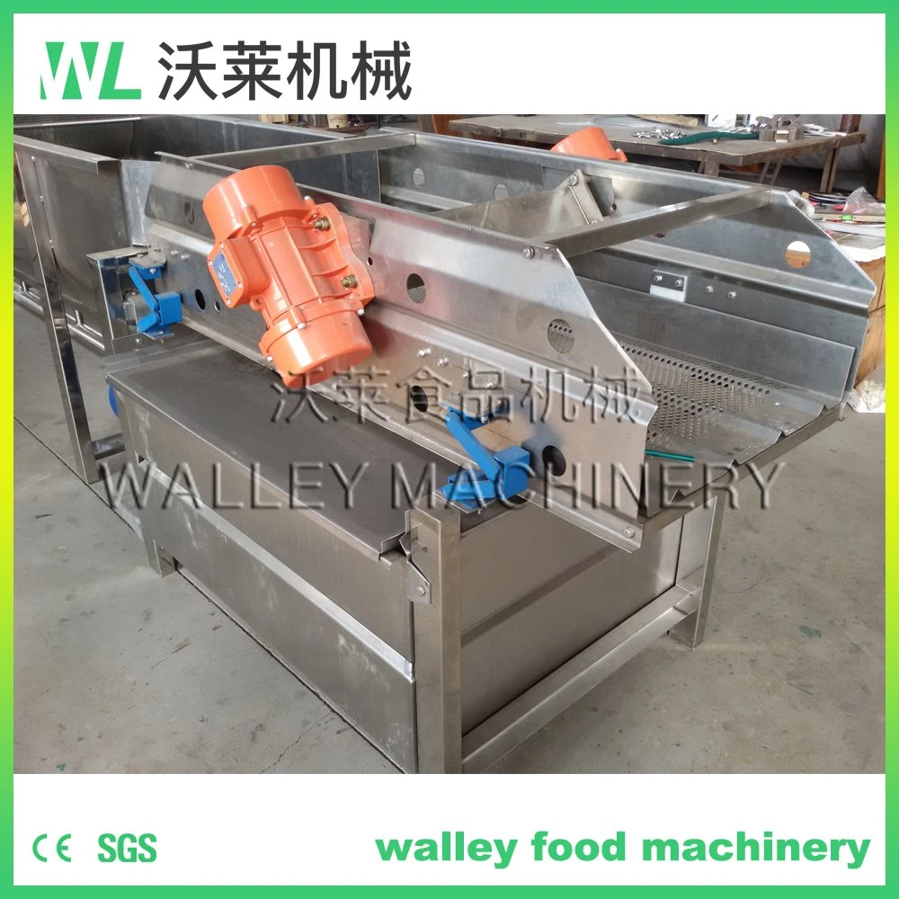 China Vibrating Grader Vegetable Dewatering Machine Fruit Drain Water Vibrator