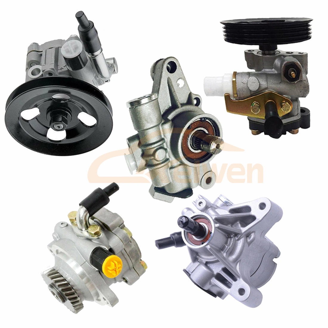 Aelwen Big Discount Auto Car Power Steering Pump Used for BMW Benz Chevrolet VW FIAT Peugeot Audi Renault Ford Citroen Iveco Nissan Toyota Buick Opel