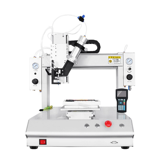 Dispensador de cola de resina epoxy AB automatizado de 4 eixos de alto desempenho