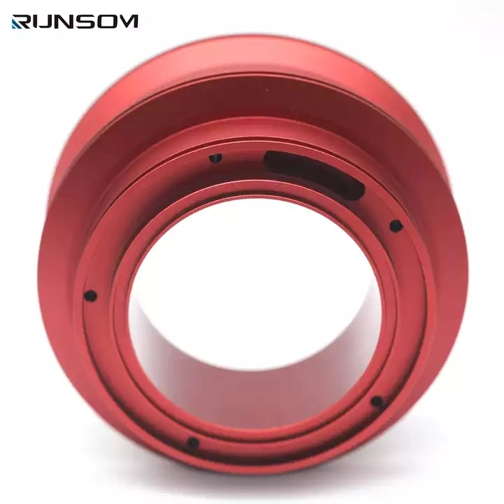 Custom Made CNC Machining Digital Camera Part Aluminum Alloy Camera Lens with Anodized Finish