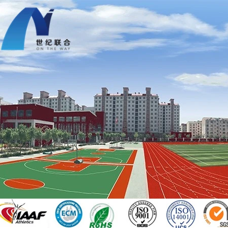Iaaf Approved Synthetic Silicon PU Underlying Layer Sealant Courts Sports Surface Flooring Athletic Running Track