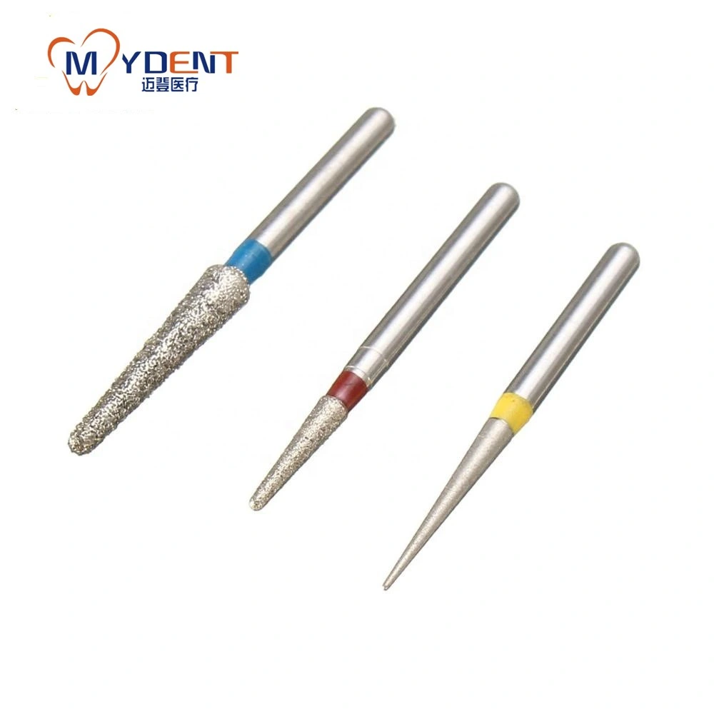 Dental Consumables Dental Diamond Burs for Dental Hish Speed Handpiece Support OEM