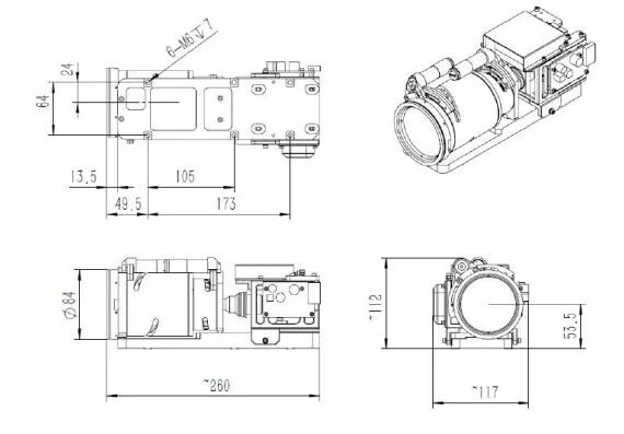 Border/Coastal Security Surveillance and Monitoring Cooled Thermal Camera