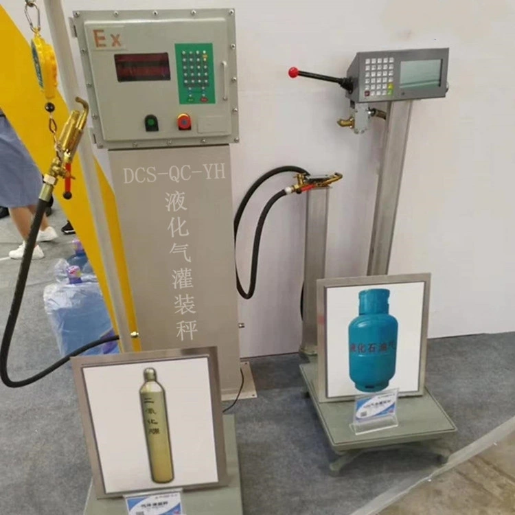 Automatic Small LPG Gas Weighing Filling Scale for CO2 LNG Liquid Argom/Nitrogen/Helium/Oxygen/Ammonia/Chlorine/Mixed Gas