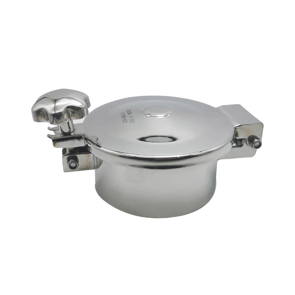 Stainless Steel 304 Food Grade Tank Round No Pressure Manhole Sanitary Manway Cover Manhole Cover