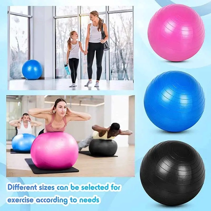 Fitness Accessories Home Gym Anti Burst PVC Yoga Ball