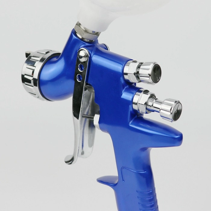 TT Paint Spray Gun 1,3mm Auto Blech-Finish Möbel Pneumatisches Werkzeug Leather 600ml