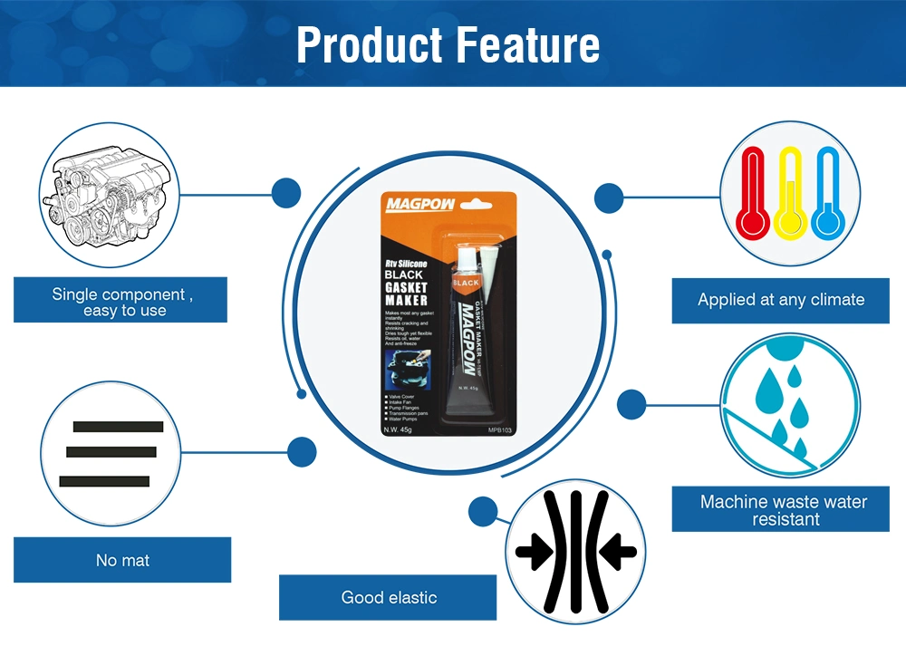 Transparent Gasket Maker Bongding Adhesive Solvent Cement 45g/Set