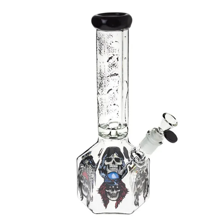 China Wholesale/Supplier Skulls 12" Hexagon Water Pipe Hookah Shisha