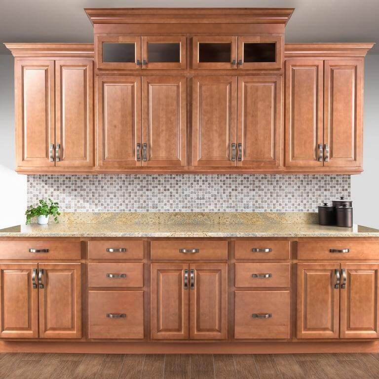 Mobiliário moderno novo Design estilo clássico de alta qualidade Madeira sólida Armário cozinha mobiliário de cozinha