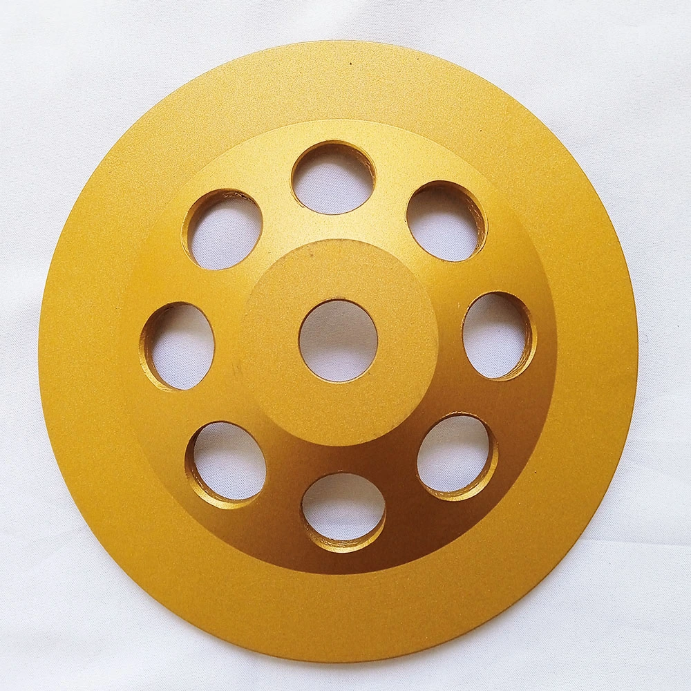 5"/7" 125mm 180mm PCD Grinding Cup Wheel Polycrystalline Diamond Grinding Wheel for Removing Epoxy Coating Glue