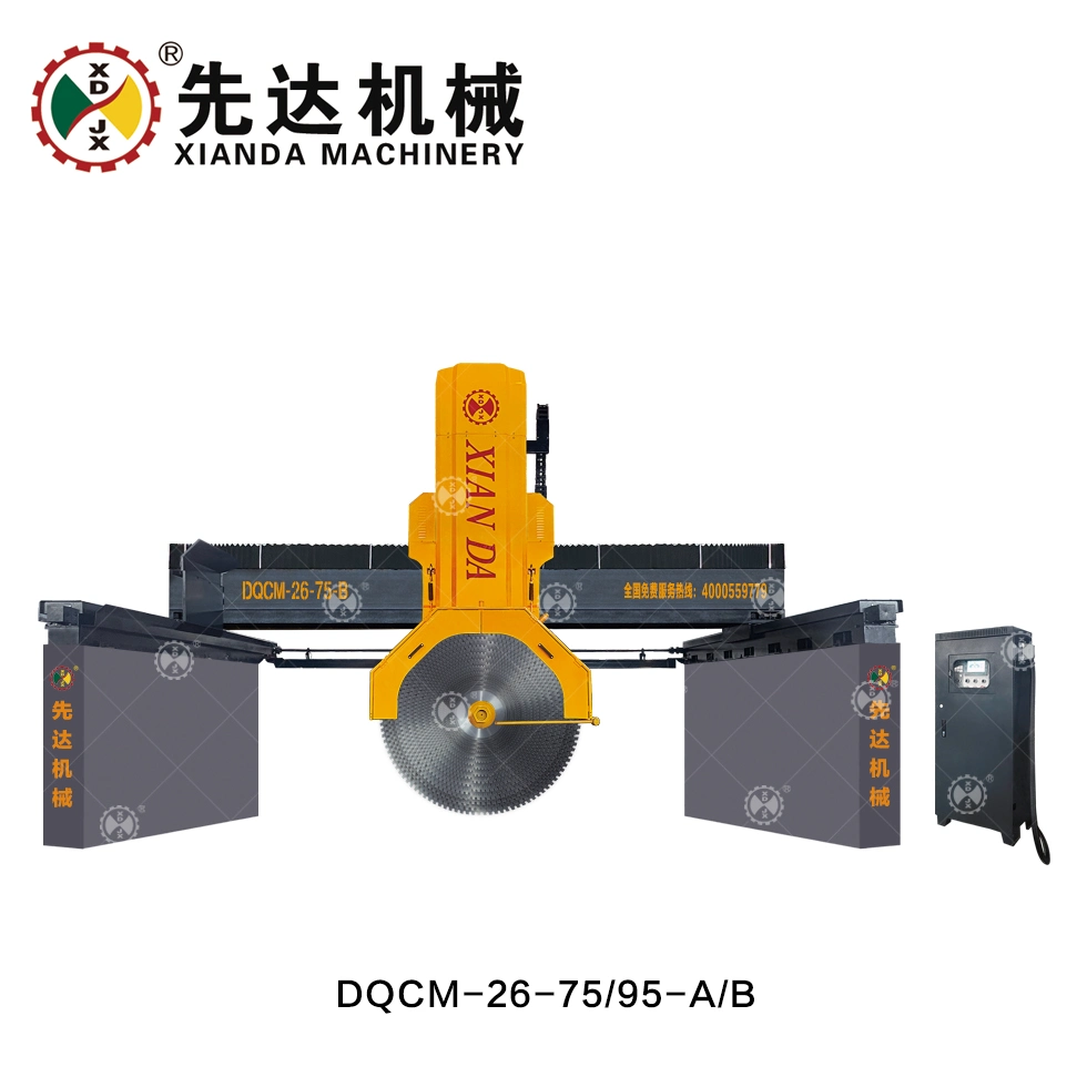 Heavy Duty Structure Multiblade Bridge Block Cutting Machine