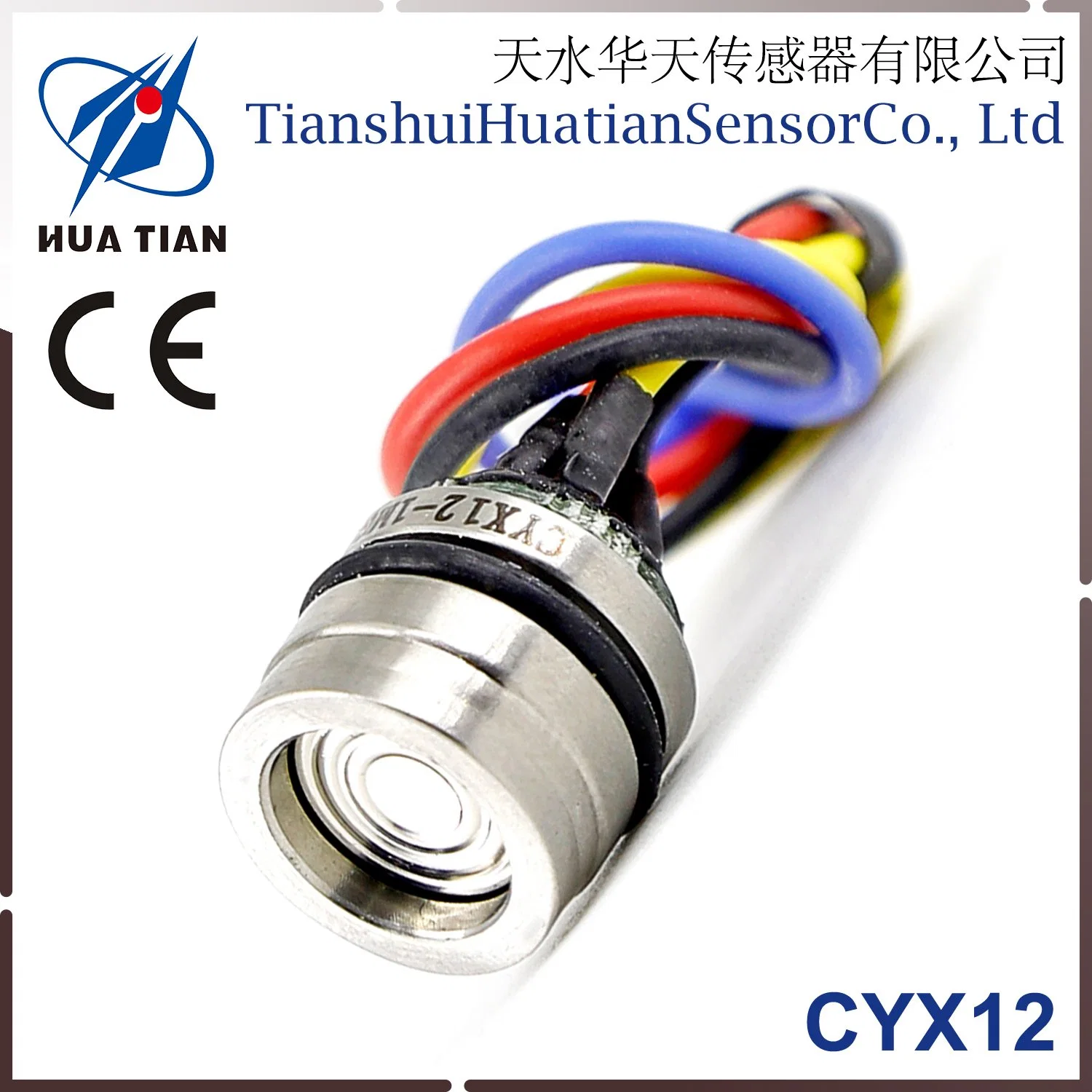 Cyx-12 12.6mm Silicon Oil Filled Piezoresistive Pressure Sensor