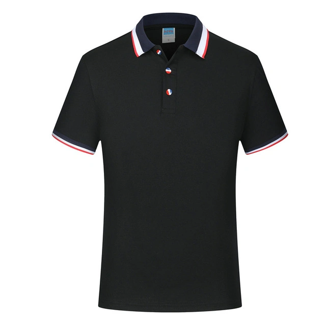 Contrast Color 60% Cotton 40% Polyester Single Breasted Cheap Polo Shirts Wholesale/Supplier China