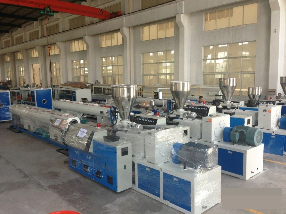 PE PP and PVC Wooden Foamed Panel Extrusion Line Plastic Machine