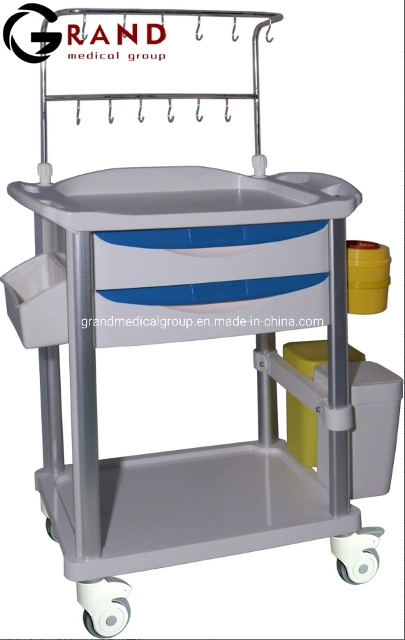 Medical Cart Medical Trolley Surgical Trolley with Drawers High quality/High cost performance Hospital Trolley Medical Use ABS Infusion Trolley Cart