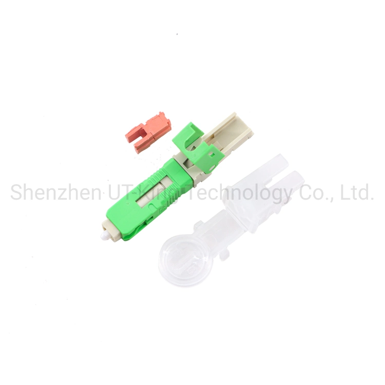 FTTH Fast Connector Sc APC Upc Fiber Optical connector Rapido De Fibra for Drop Cable Easy Assembly Repeated Use Low Insertion Loss Quick Connector