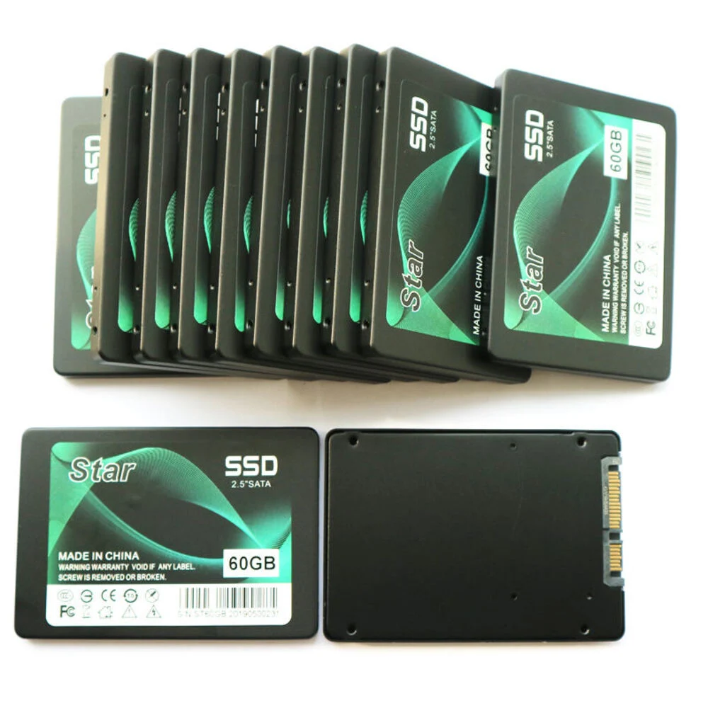 1TB SSD SATA III 6GB/S 2,5" internes Solid State-Laufwerk, Lesegeschwindigkeit bis zu 550MB/s, kompatibel mit Laptop und PC Desktop (Schwarz) Computer Teile SSD-Laufwerk