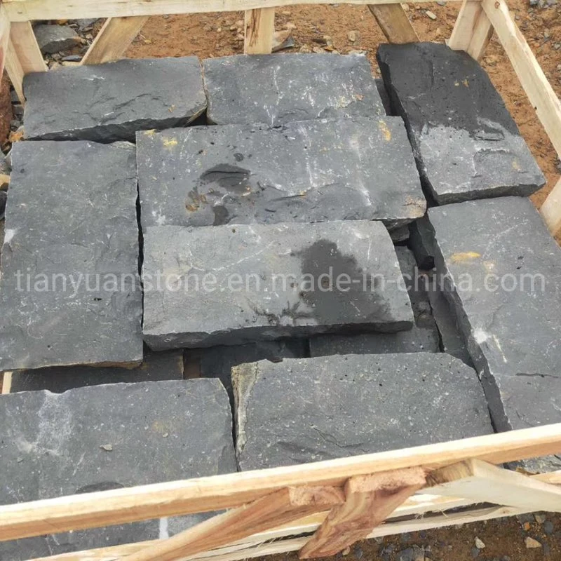 Zhangpu piedra cúbica de granito negro para pavimentación