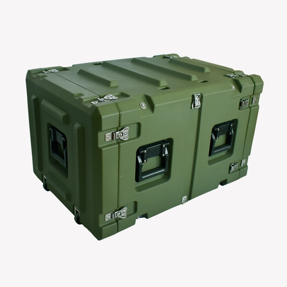 8u Shock Rack Medical Plastic Equipment Case