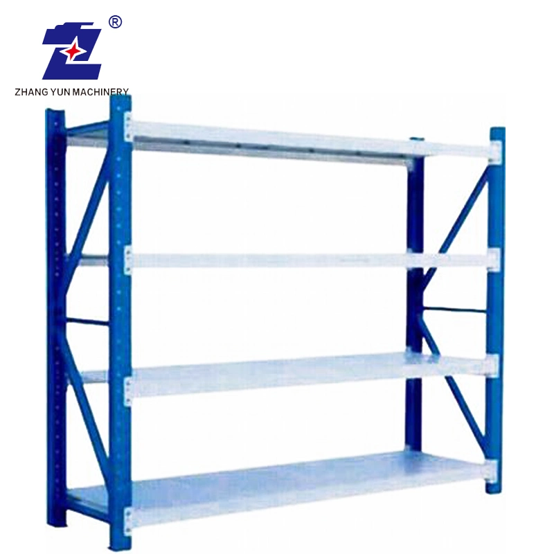 High Capacity Euro Style Metal Supermarket Shelf Storage Rack Roll Forming Machinery Equipment