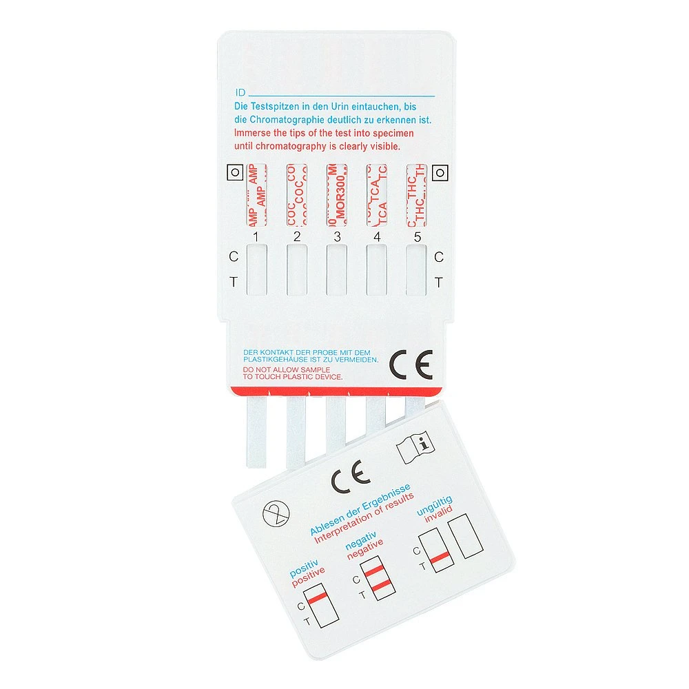 Urin-Teststreifen Und Doa-Röhrchen (12 Panel) Mit CE-Zertifikat OEM