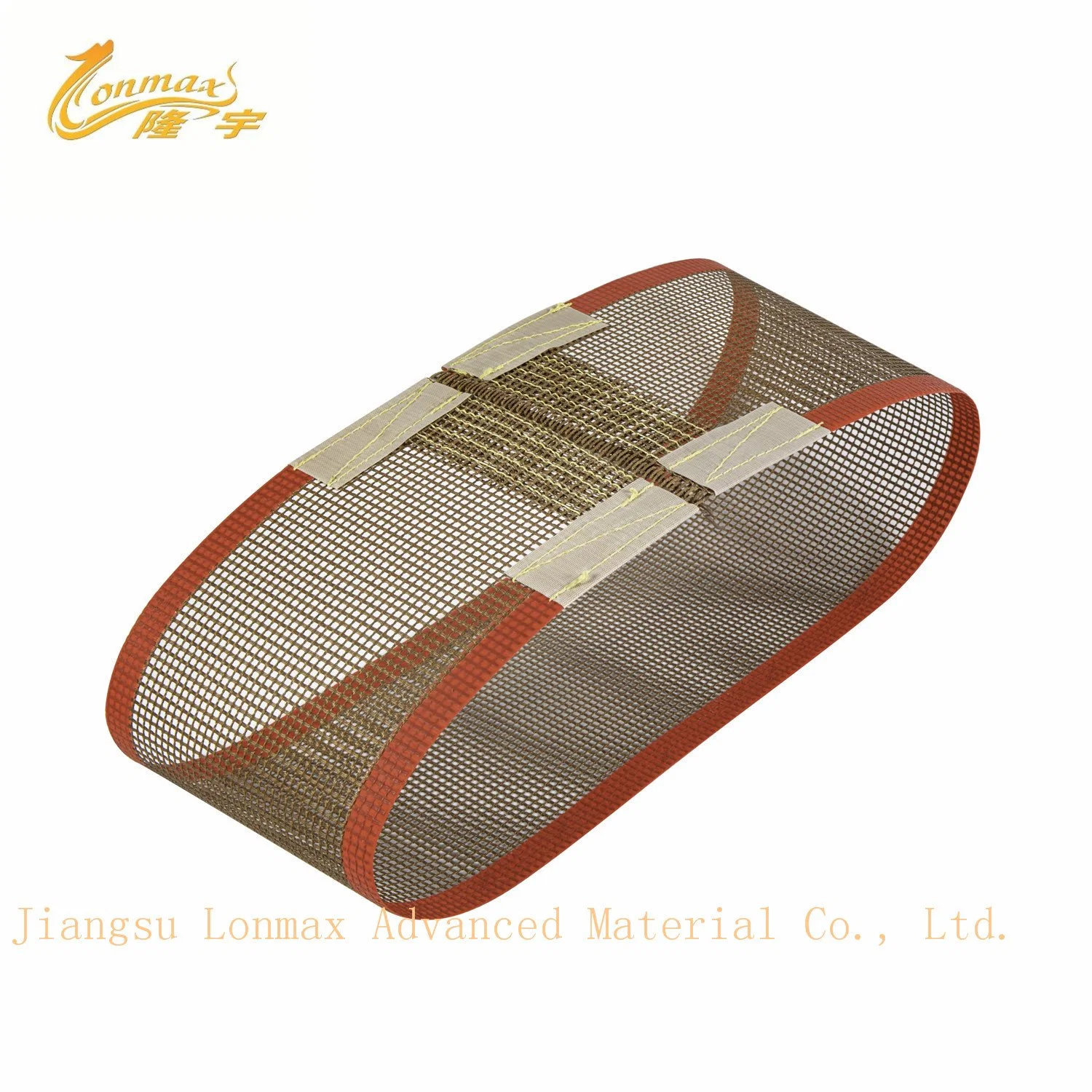 Popular PTFE Coated Conveyer Belts Microwave Drying Fiberglass Mesh