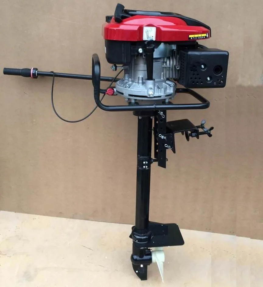 Hot Selling 196cc Outboard Motor Outboard Engine, 4-Cycle Loncin Engined, Long Cast Iron Shaft