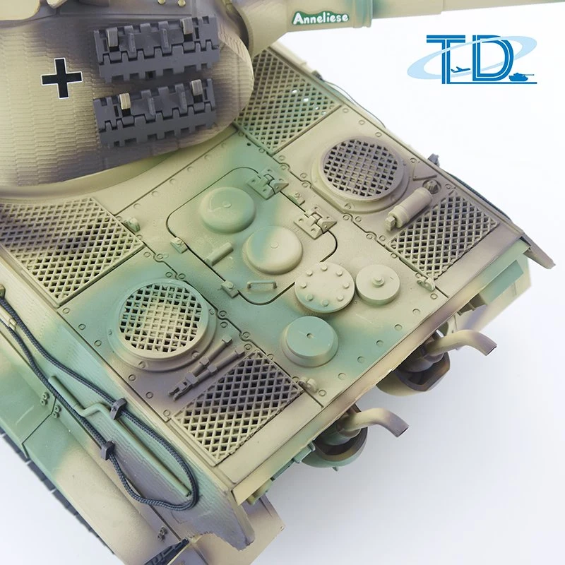 German King Tiger-Henschel Collectible Model Tank Decoration Customized Toy