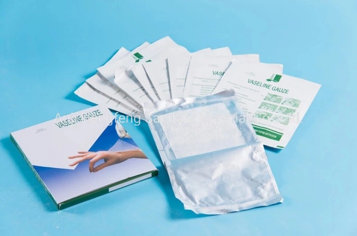 Mdr CE Approved Promote The Healing of Wounds Medical Vaseline Gauze Bandage