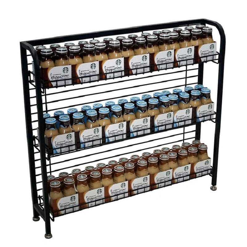 OEM Display Acero estante supermercado Metal Shopping Mall Rack para Venta de comida