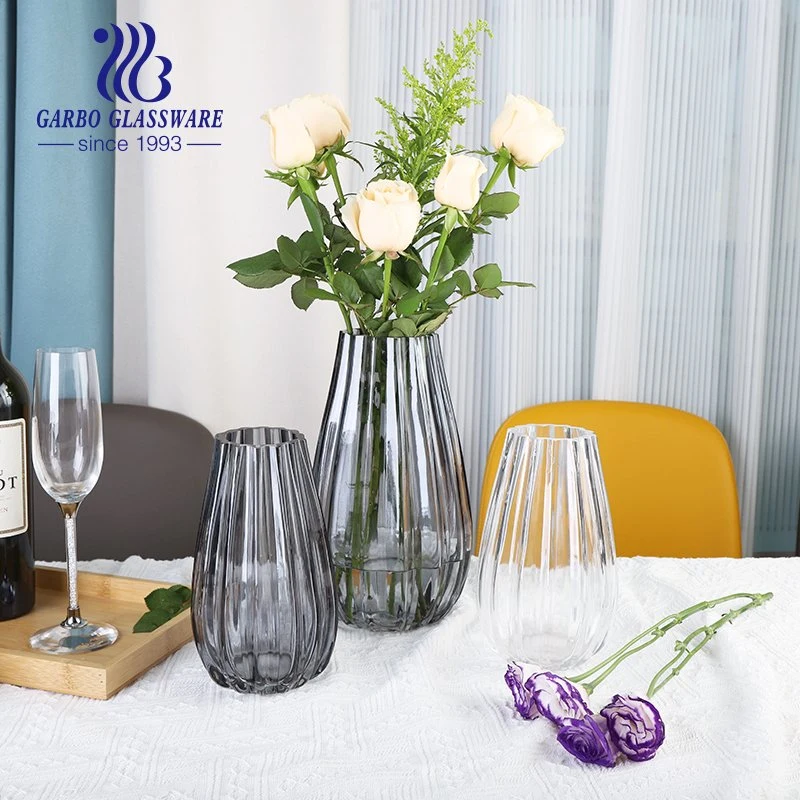 Wholesale/Supplier Glassware Home Decoration Flower Vase Desk Decor for Home Office Bar