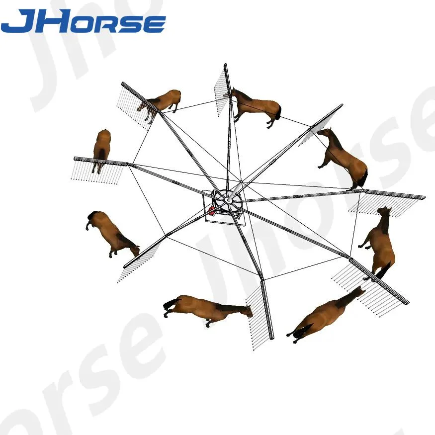 Best Prices Rail Gliding Easy Self Installation European High quality/High cost performance  Horse Walker