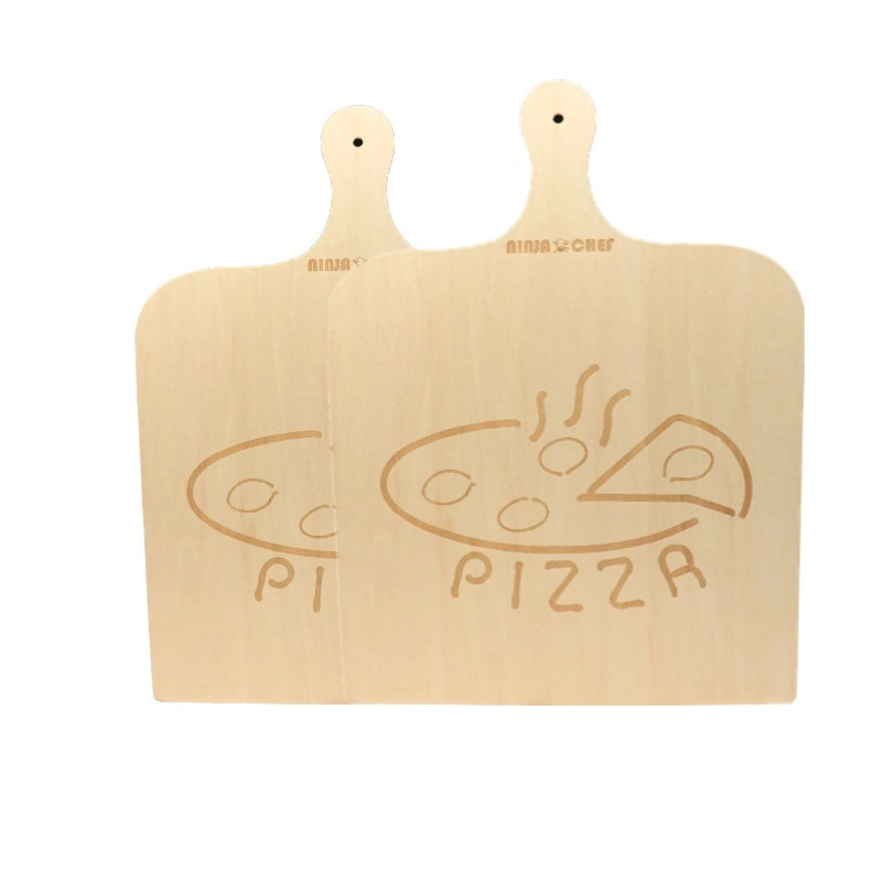 Lebensmittelecht Sperrholz Laser Gravieren Logo Pizza Board