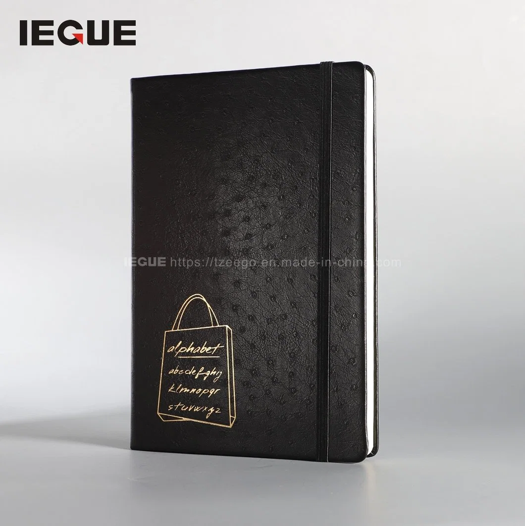 School Promotional Customized PVC Leather Journal Lined Promotion Journal Printing Custom Notebook with Pocket