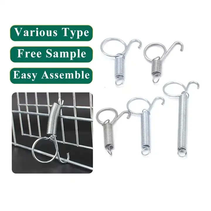 Latches Rabbit Door Cage Lock Spring Tension Spring Hook