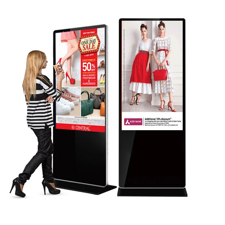 Hot Selling Touch Screen Terminal Kiosk 43 Inch Digital Signage Monitor Digital Indoor Display Stand