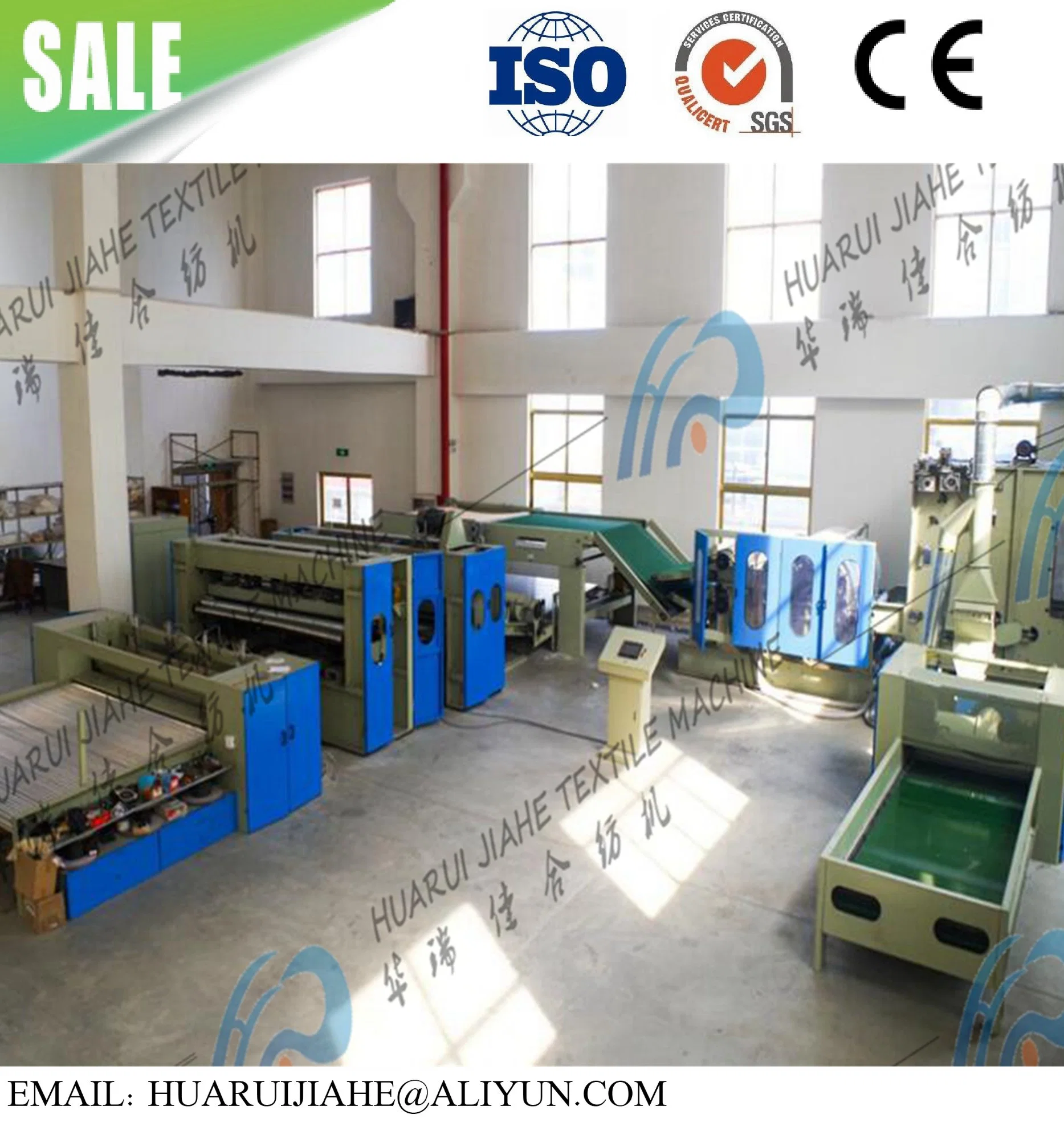 Nonwoven Fiber Quilt Produce Machine Wadding Production Line / Sheep Wool Quilts Production Line Comforter for Bedding Making Production Line