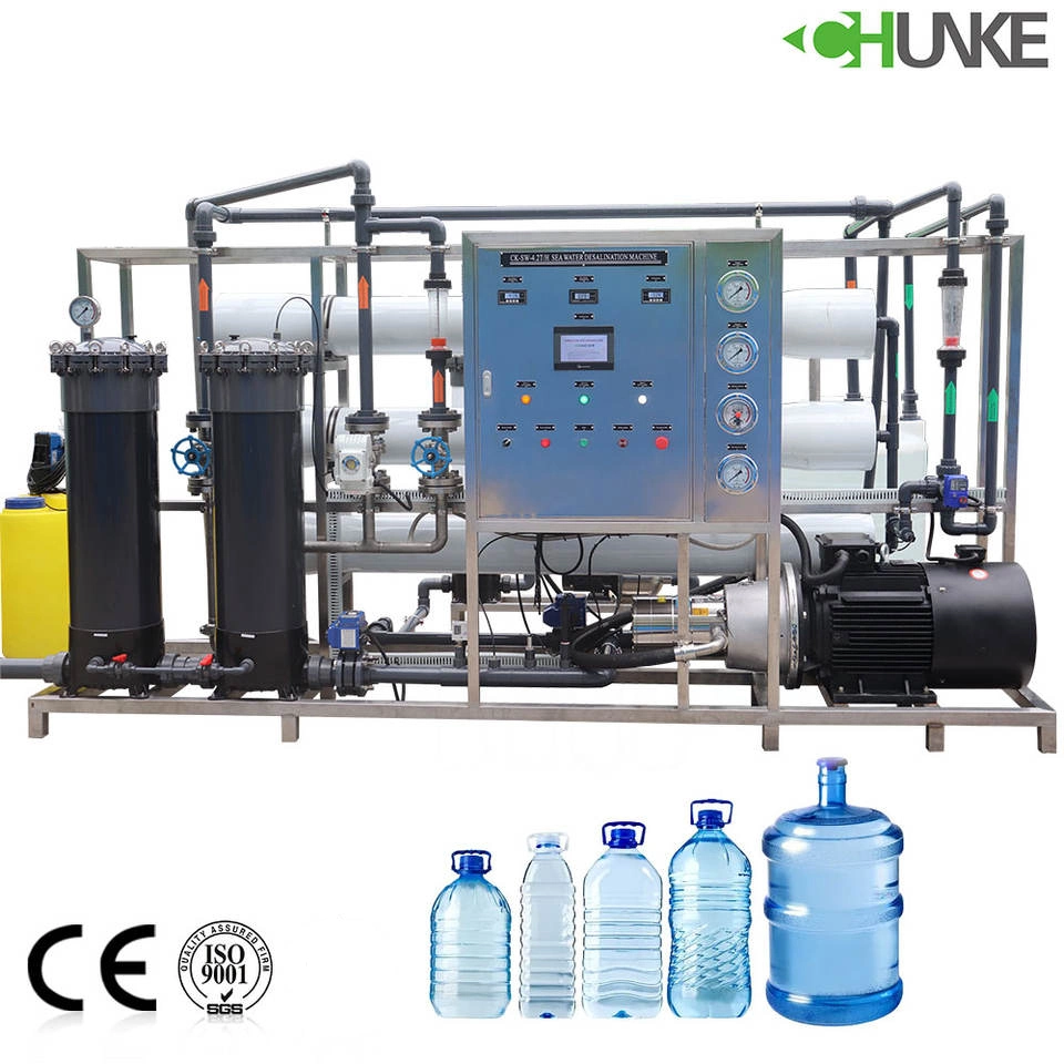 4.2tph Solar Powered Desalination Machine Plant Sea Water Treatment Price