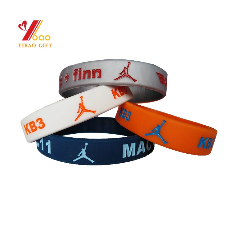 Original Factory Manufacturer Custom RFID Rubber Silk Screen Printed Silicone Slap Smart Bracelet Customized Rubber Wristband Silicone Rubber Bracelet (YB-SW-032)