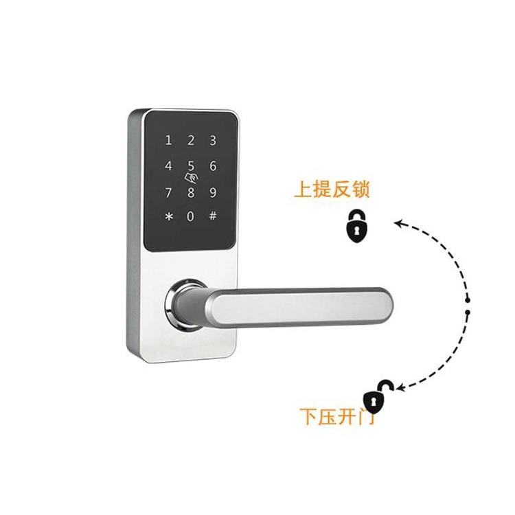 Bluetooth Deadbolt Wooden Digital Smart Key Door Lock