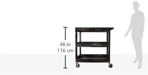 28inchmetal Tool Chest, Four Wheel Mobile Moving Tool Storage Carts Garage Service Cart, Utility Food Service Cart Tool Trolley Cabinet (48160080)