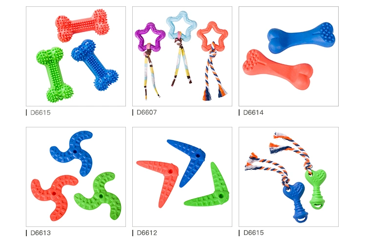 Дружественность нового дизайна Bite-Resistant кости форму чистки зубов TPR собака игрушка для ПЭТ