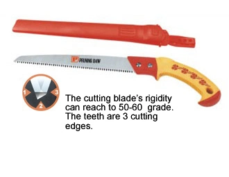 300mm Pruning Saw with Sheath 65mn Steel