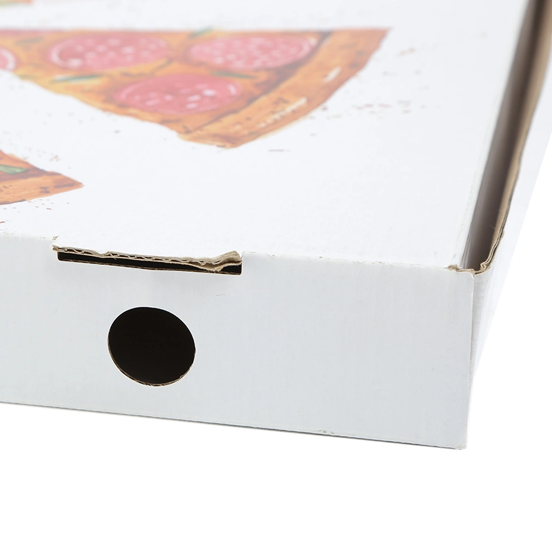 Venta al por mayor cartón personalizado cartón imprimido barato Cajas de embalaje de pizza