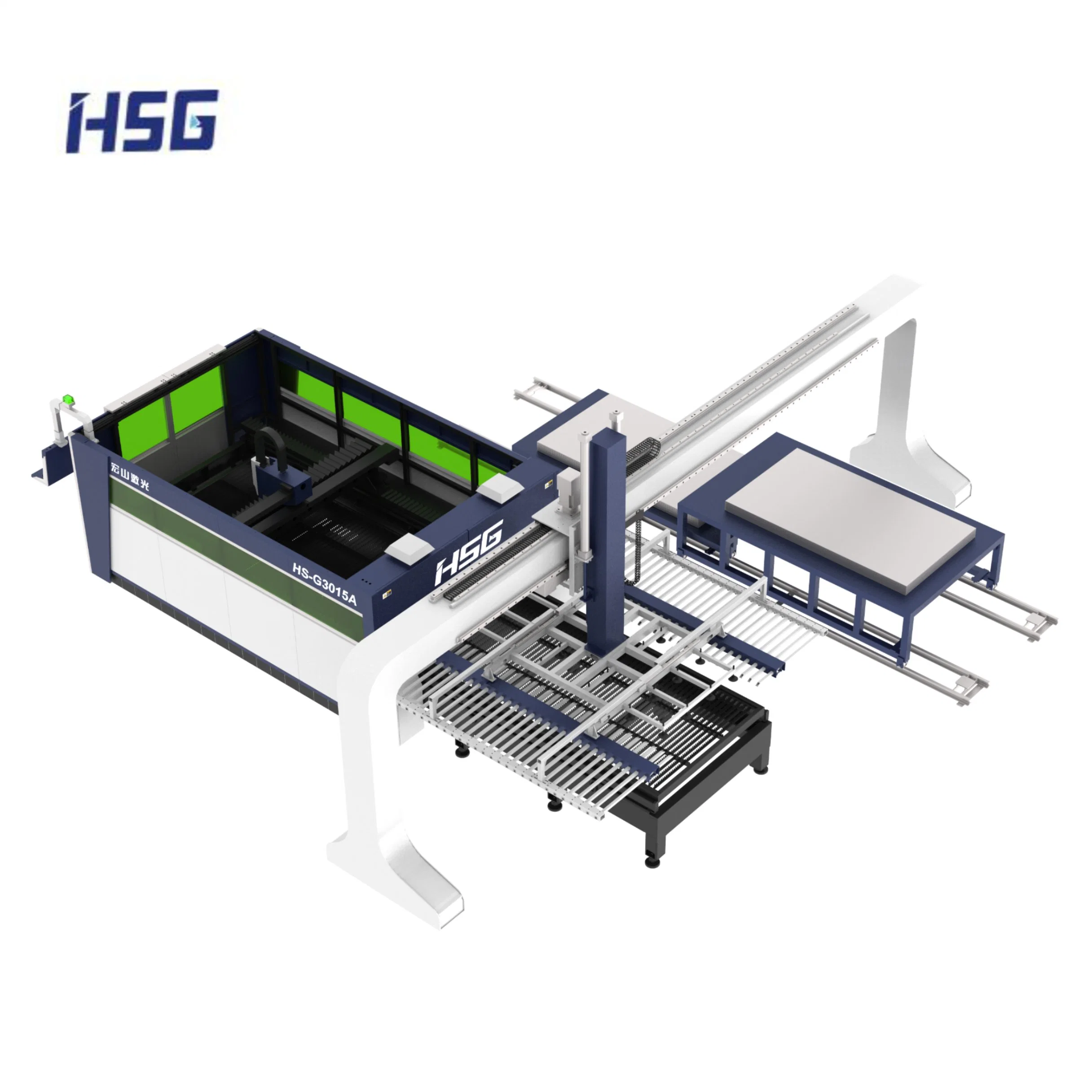 Industrial Loading and Unloading Automatic System for Metal Laser Cutting Machine Steel Sheet Rack Storage Price