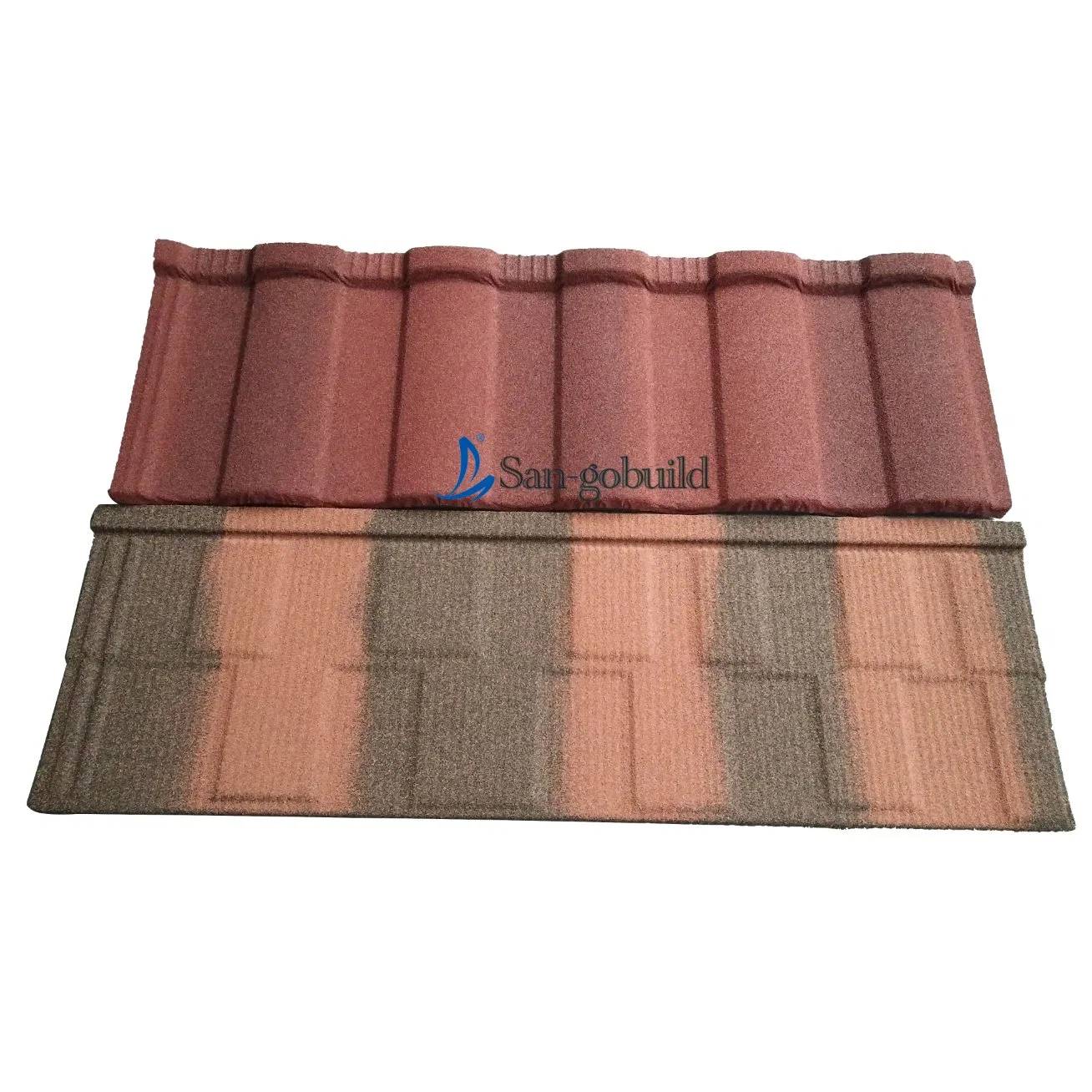 Roman Sheet West Africa Crushed Granite Stone Coated Zinc Aluminium Alloy Roof Tiles Noise Proof Metal Building Materials for Roofer Installer